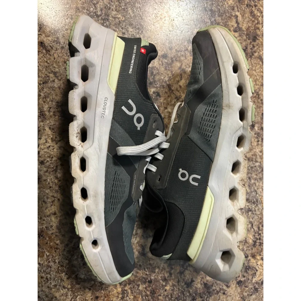 On Cloudrunner Womens Running Shoes Black Mint Green 3WE10132577 Size 9 US W